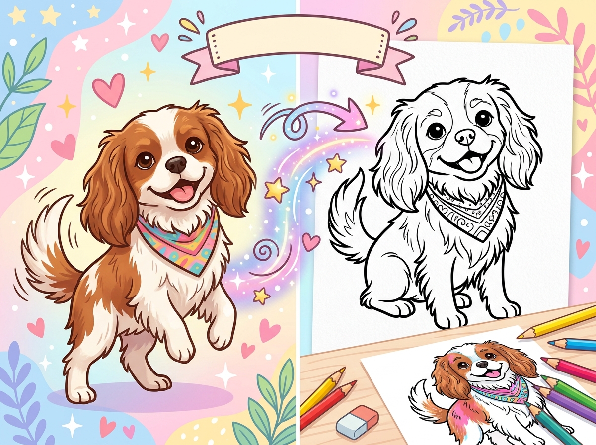 Photo to coloring page transformation