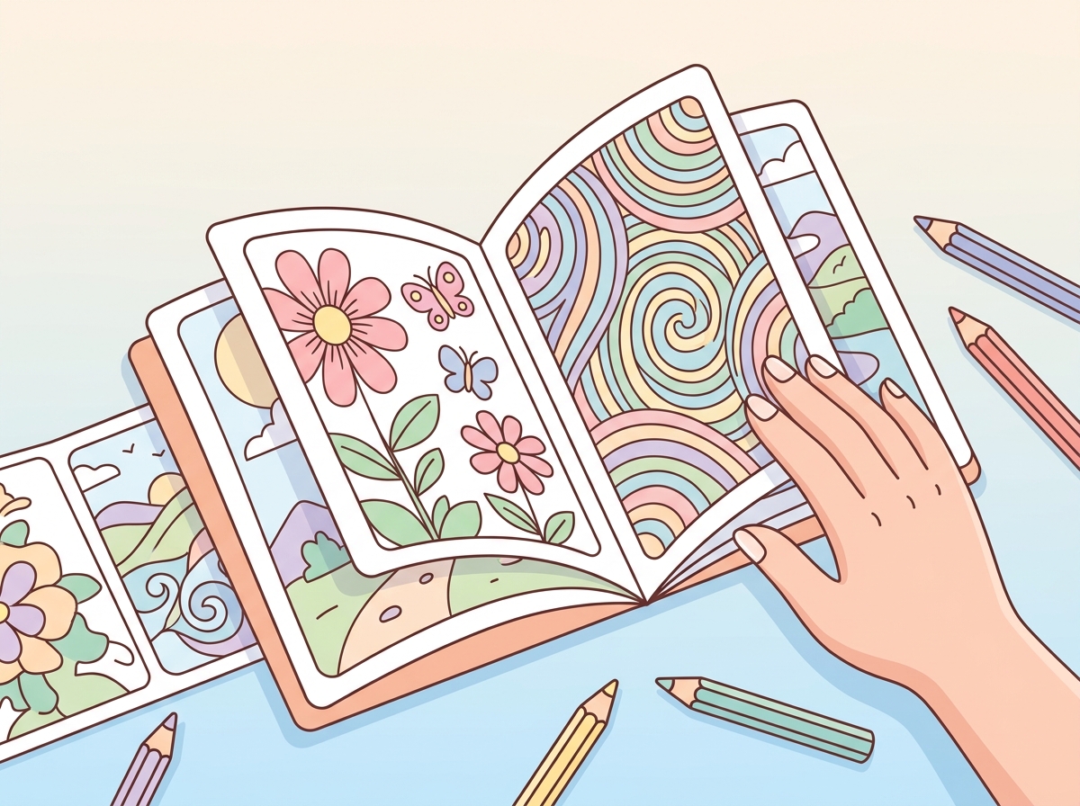 custom coloring book generator for seniors