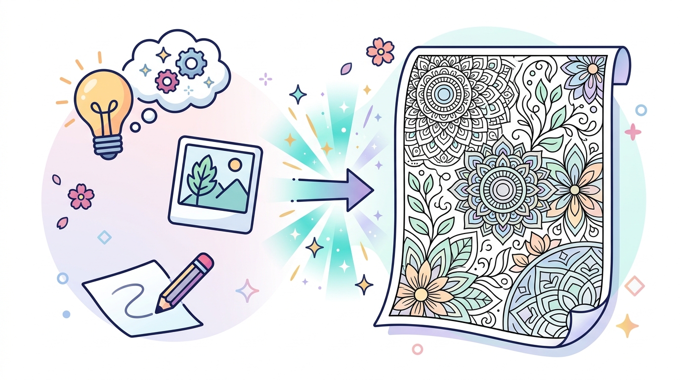 Ejemplo de página para colorear antiestrés