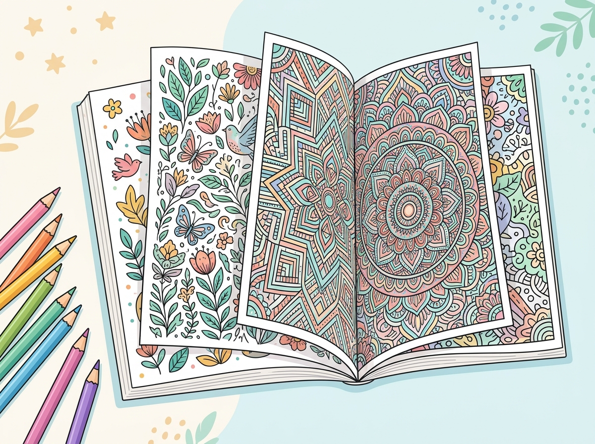 Coloring book generator interface