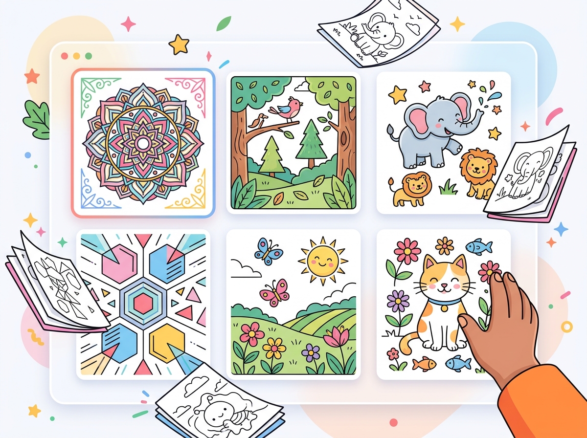 Free coloring pages collection