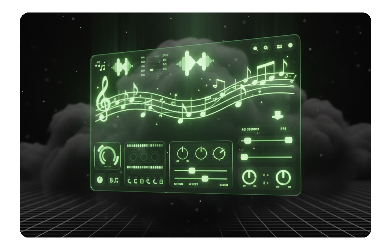 Customizing disco music generator settings.