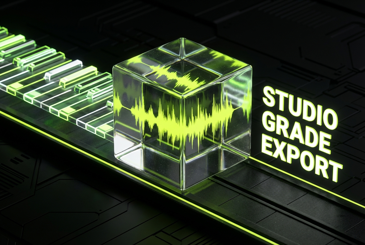 High quality piano music maker export