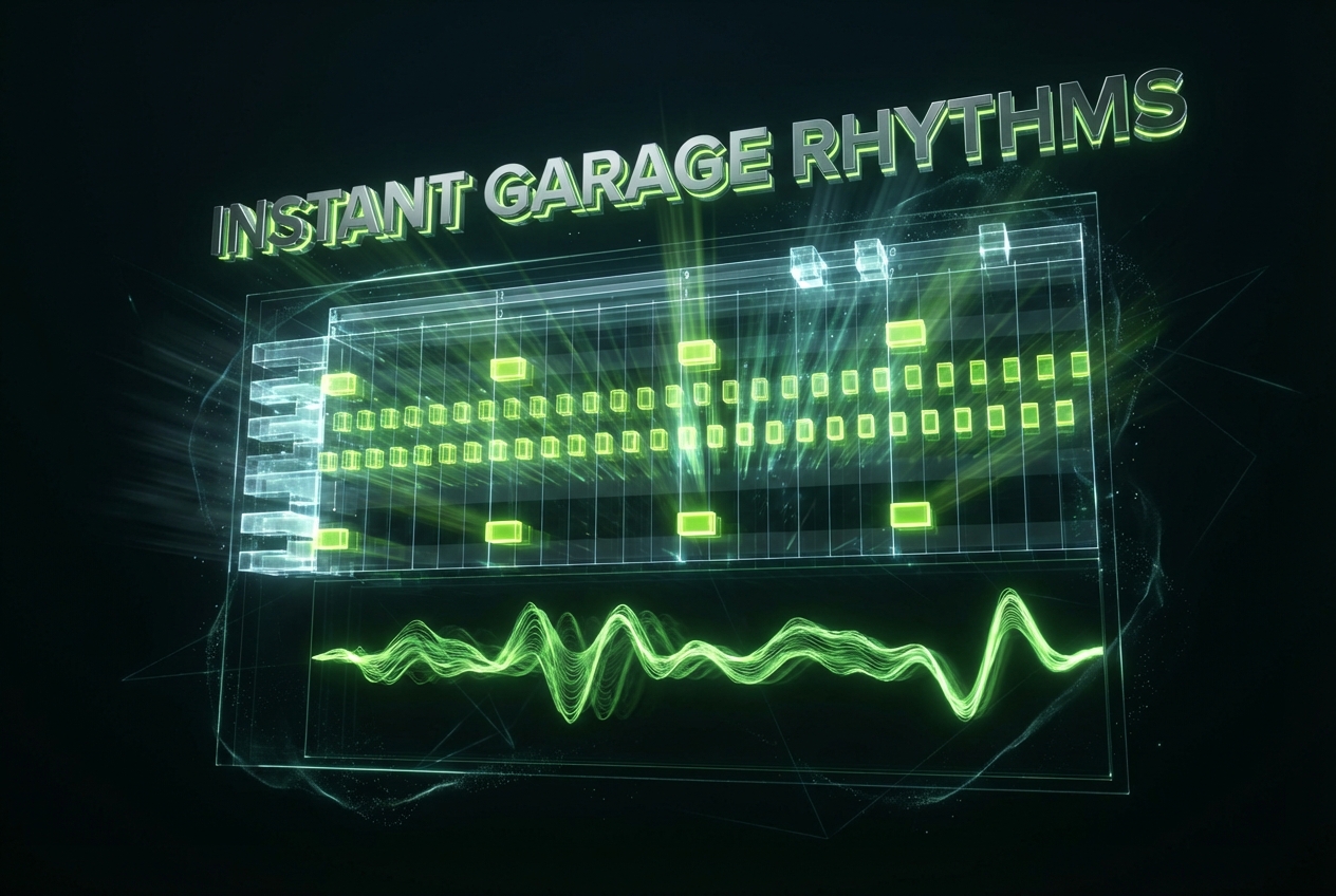 Instant beat generation via Garage Music Generator tool