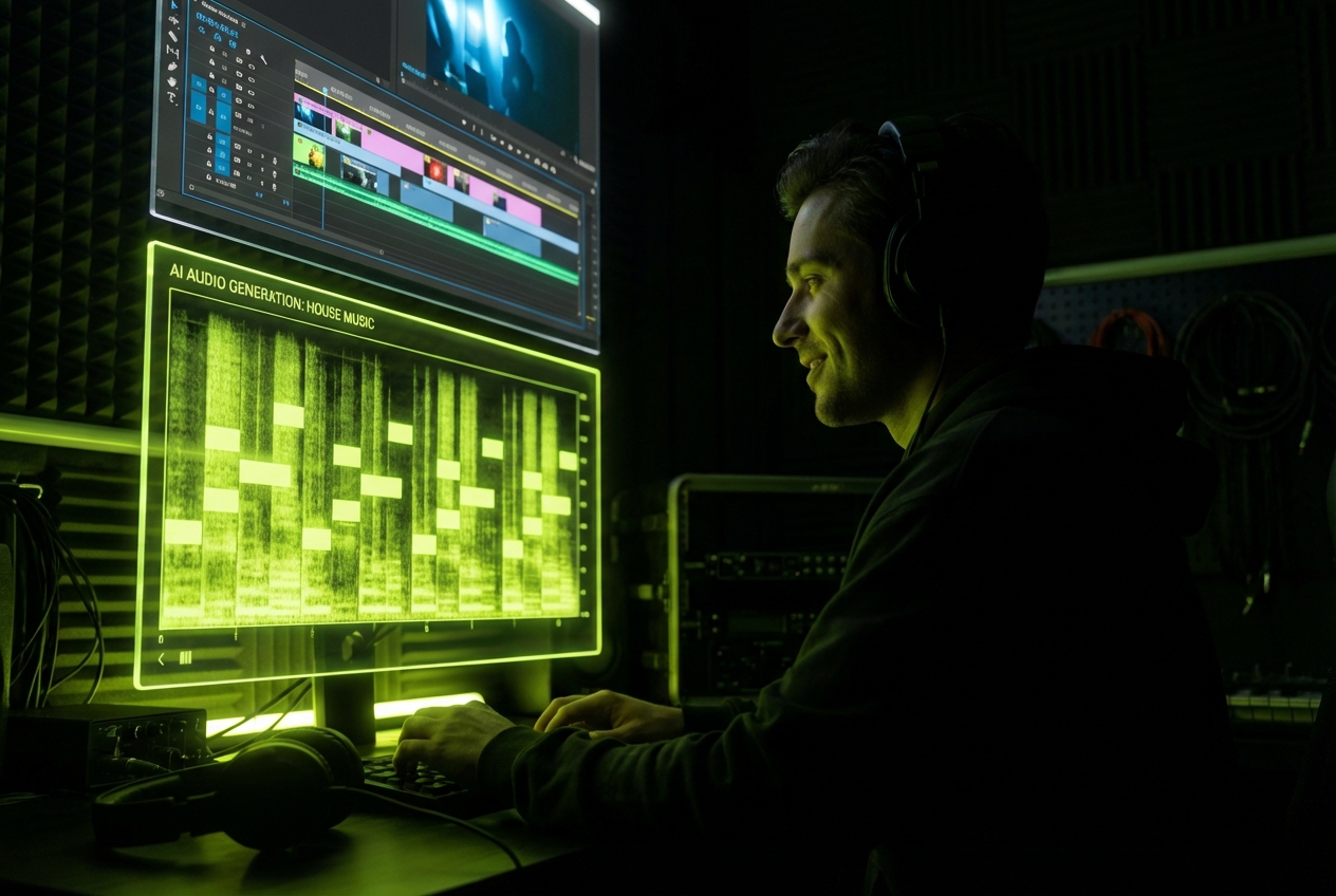 House Music Maker interface for content creators