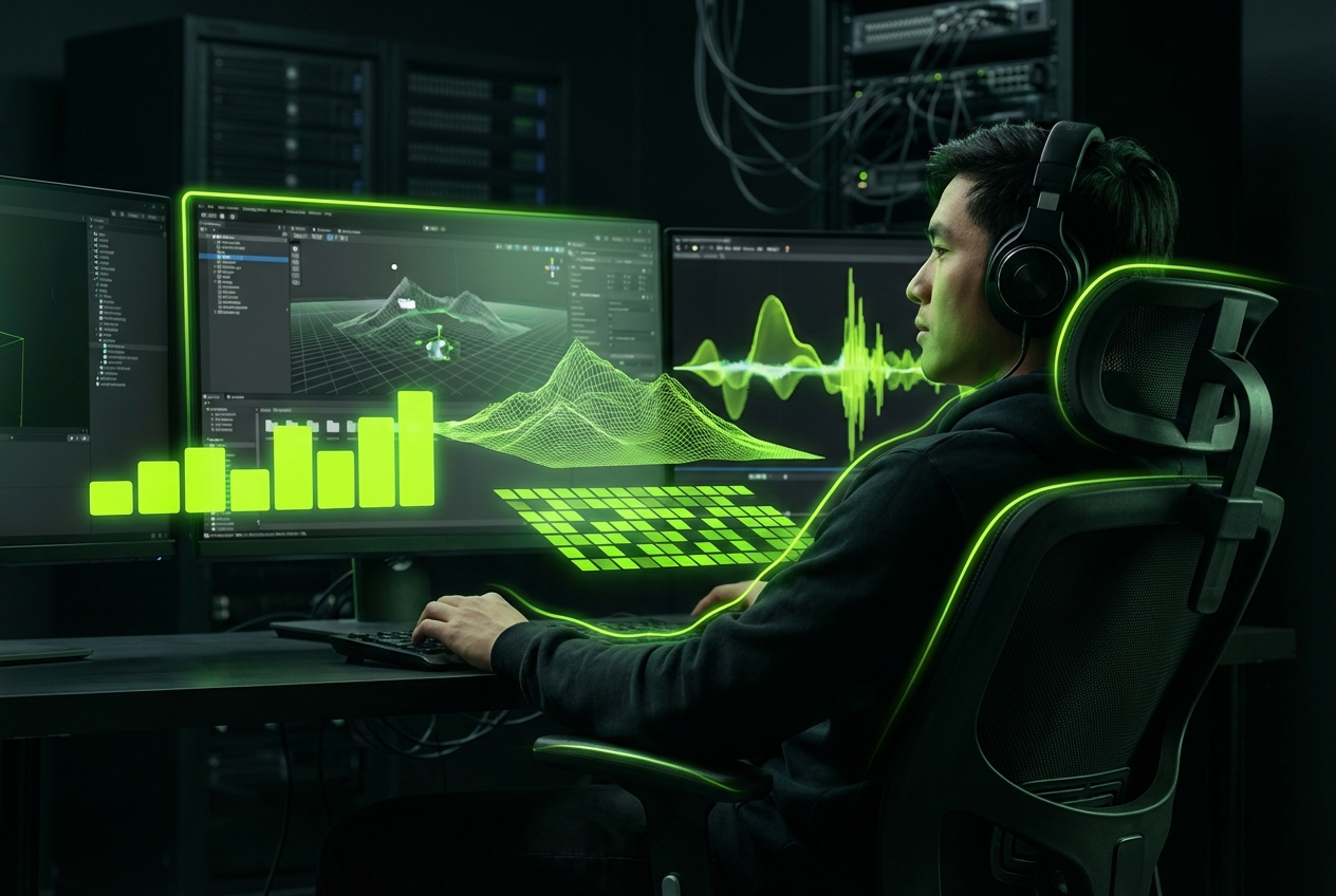 House Music Maker generating game audio loops