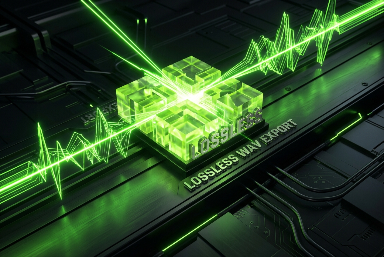 House Music Maker high fidelity export settings