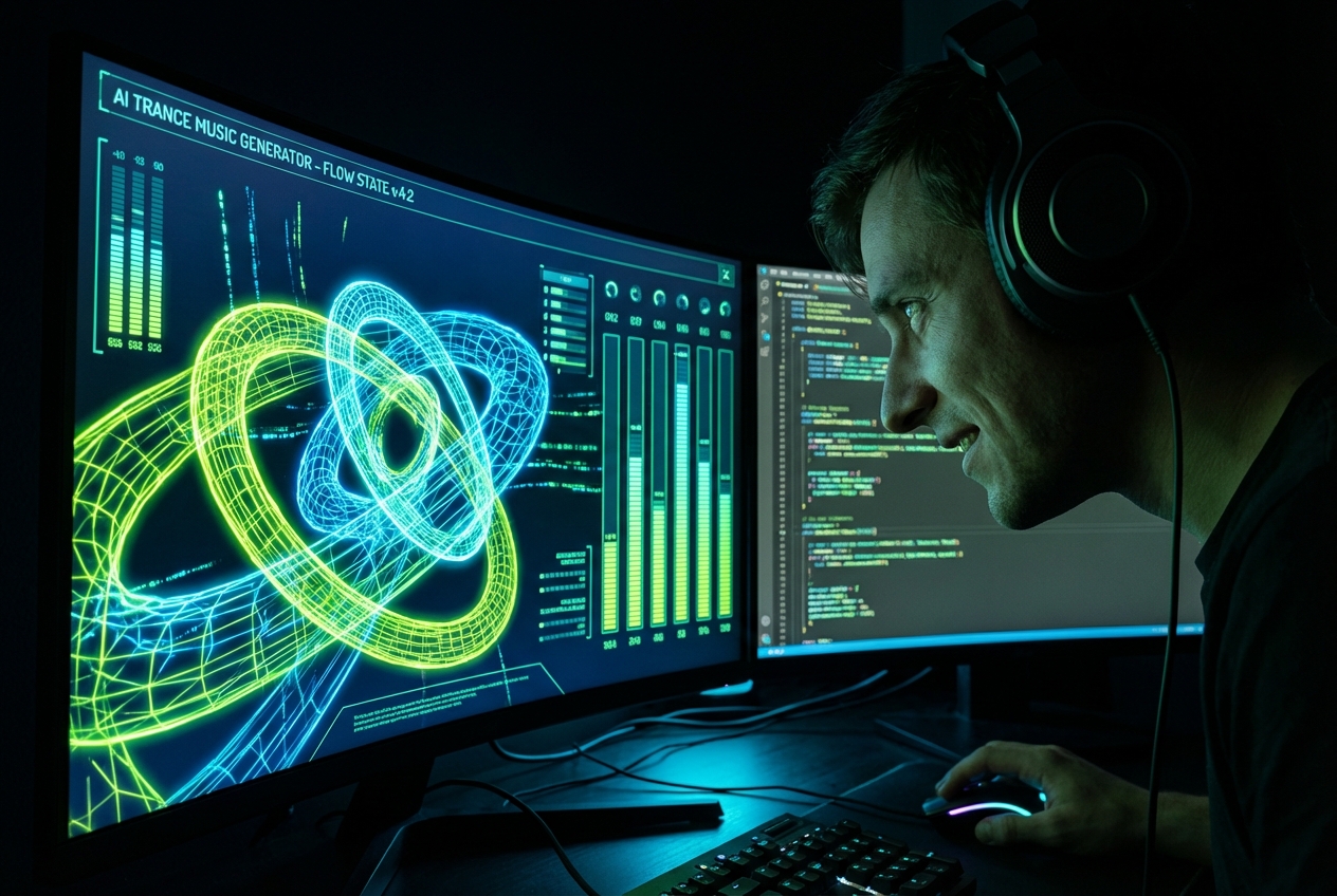 Game developer integrating audio from Trance Maker into engine