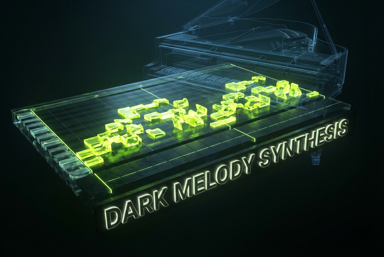 Dark melody settings on the drill music generator