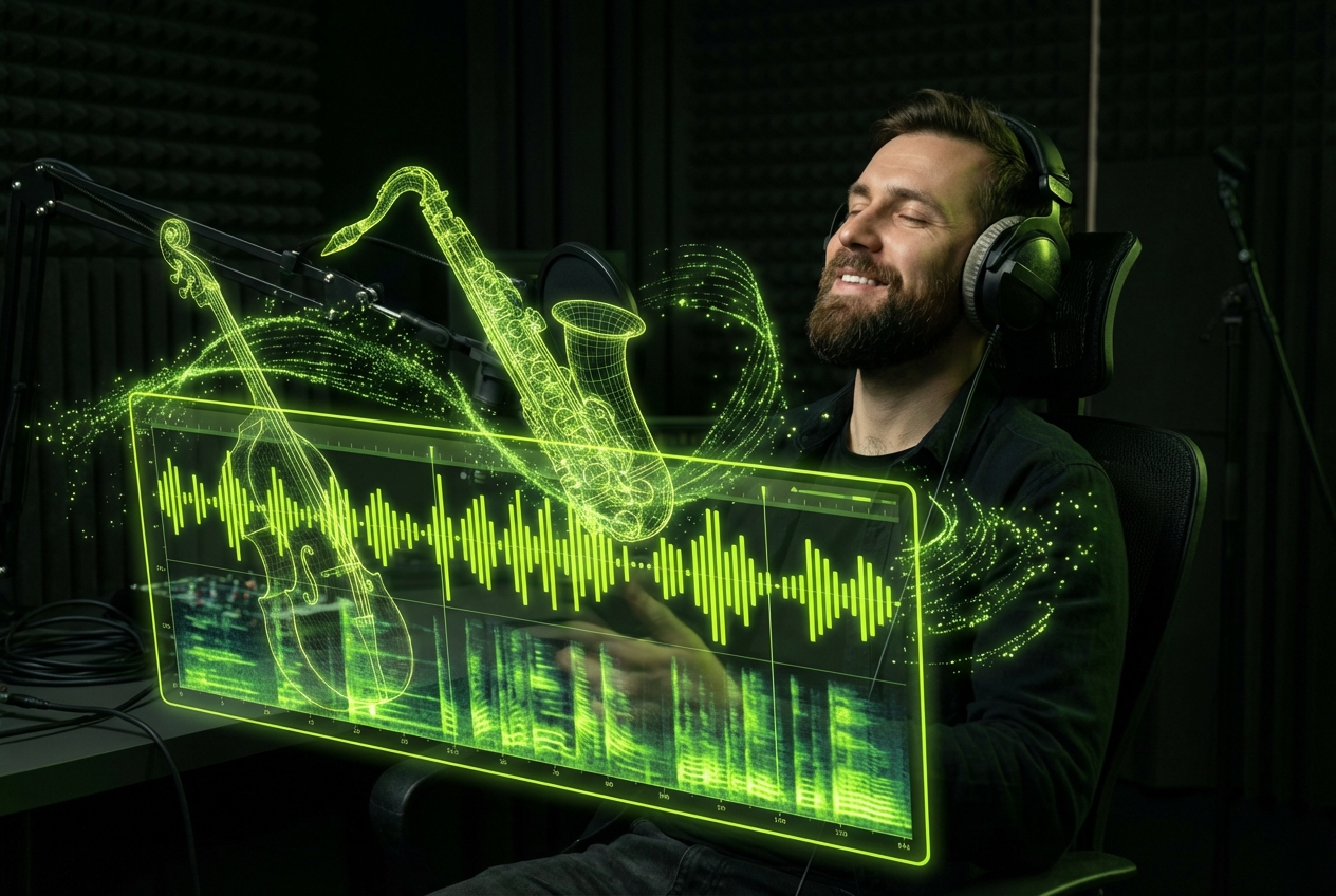 Jazz Music Generator for podcast producers