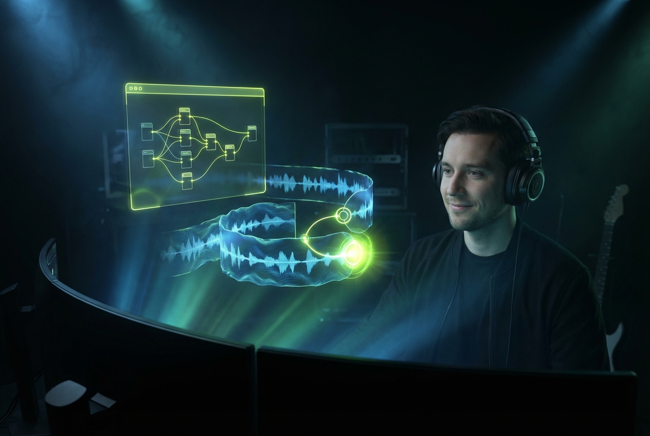 Blues Music Generator interface for game developers