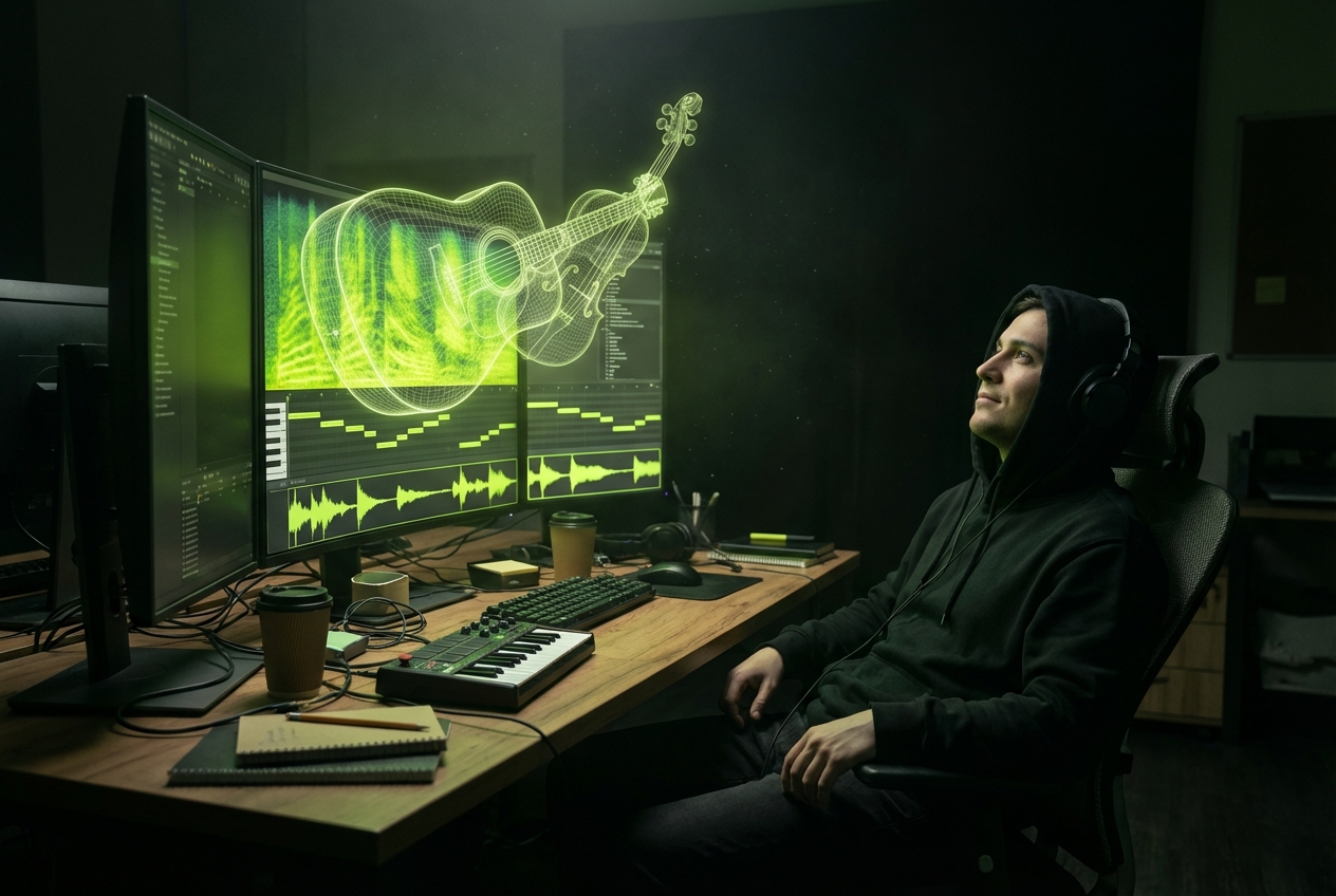 Game dev adjusting Folk Music Generator settings