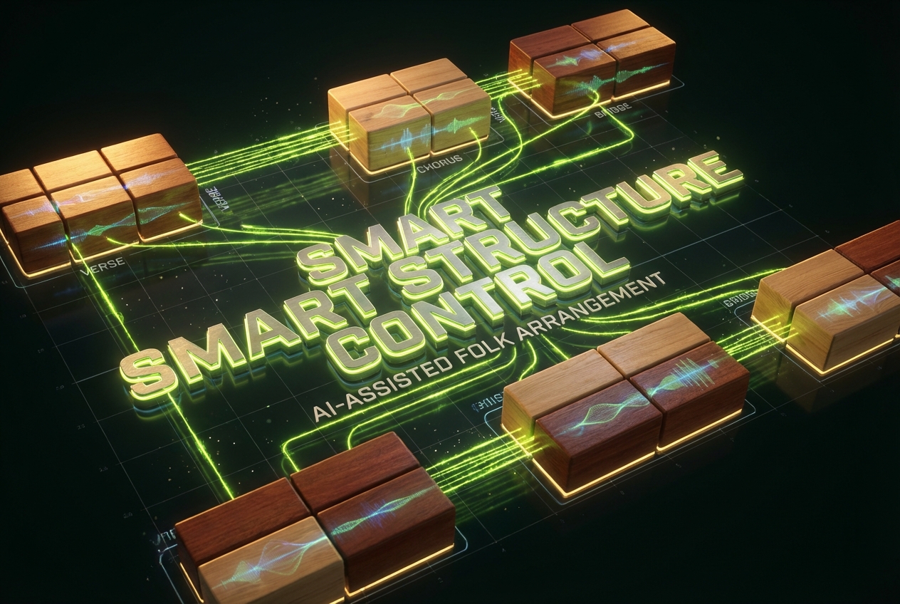 User adjusting tempo on Folk Music Generator