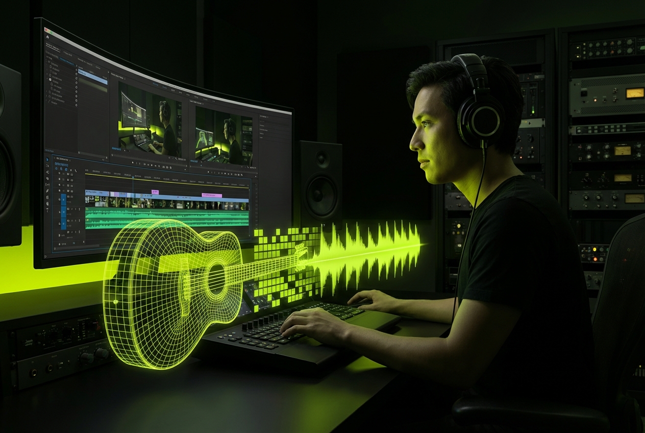 Acoustic music generator for video creators