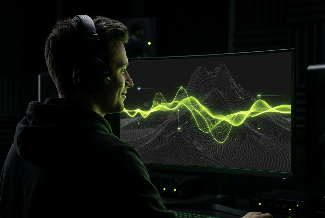 Ambient music generator for game design
