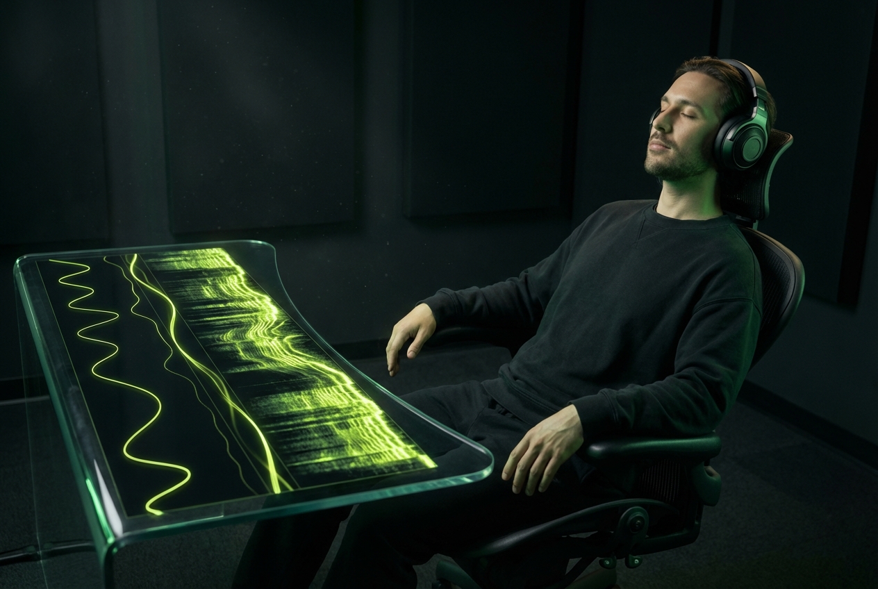 Ambient music generator for meditation apps