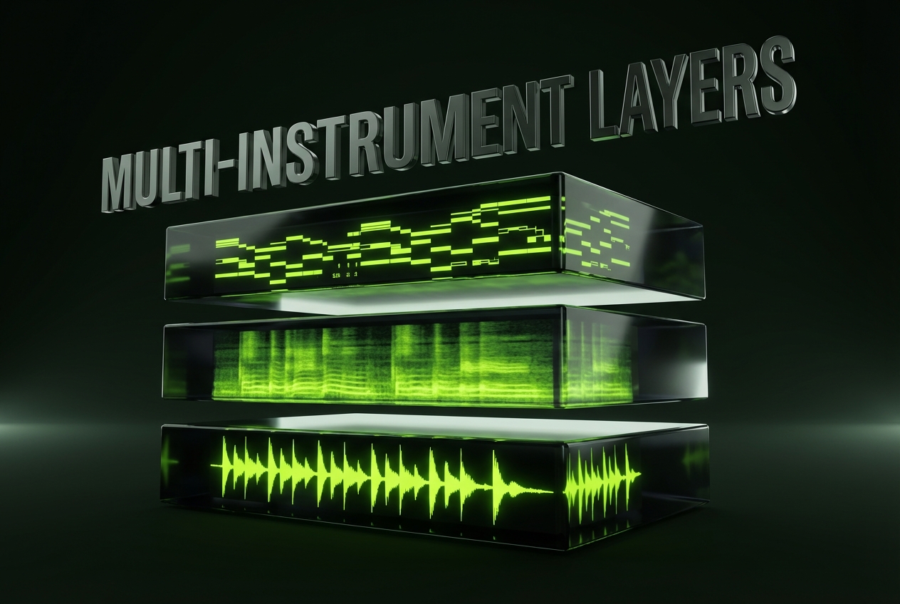 Songwriter AI instrument mixer