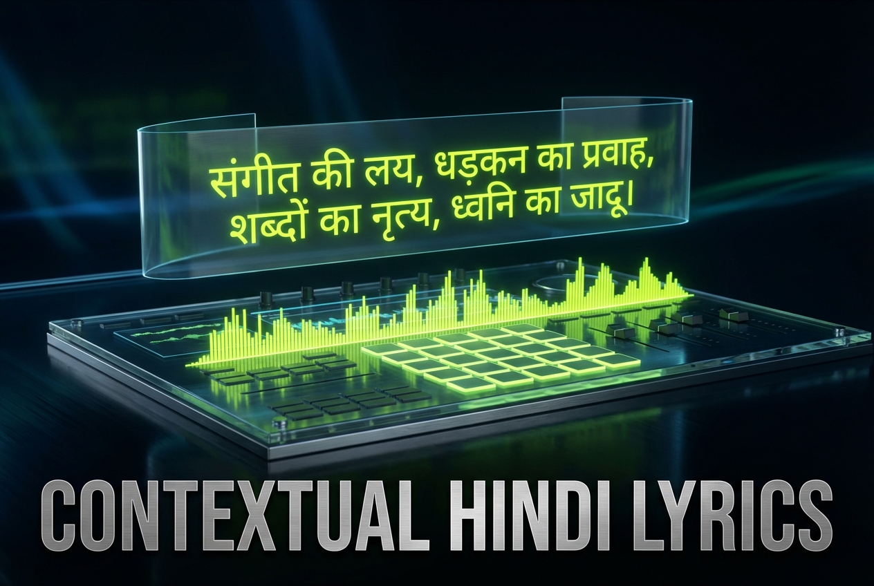 Contextual results from AI Lyrics Generator Hindi