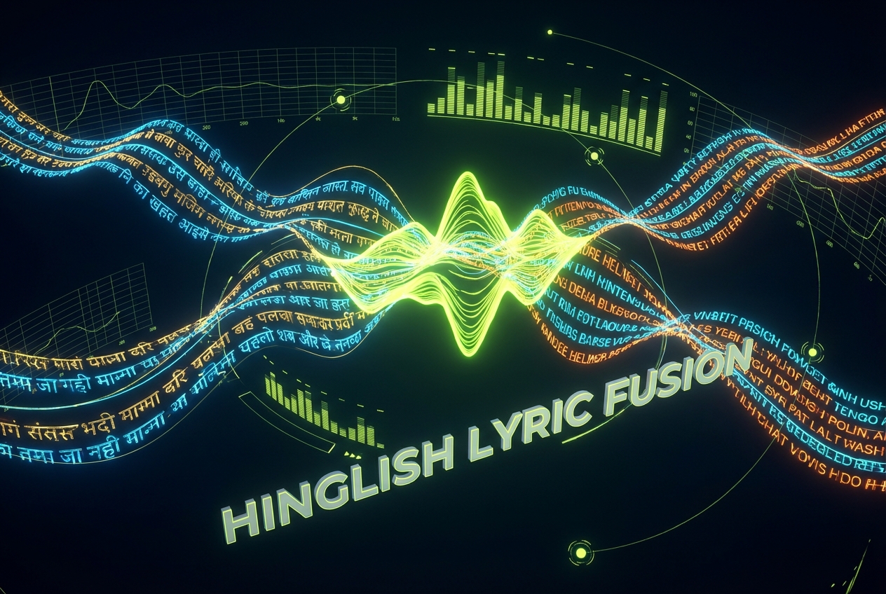 Hinglish text in AI Lyrics Generator Hindi