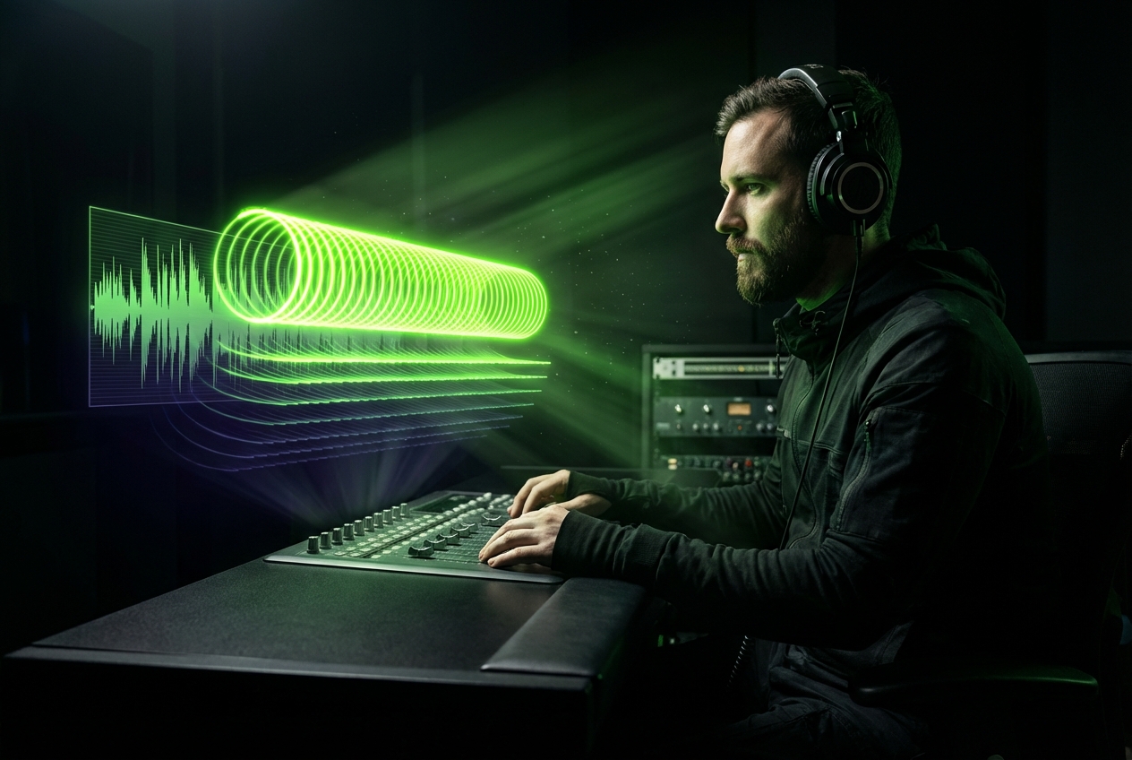 Producer using Instrumental Remover for remixing audio