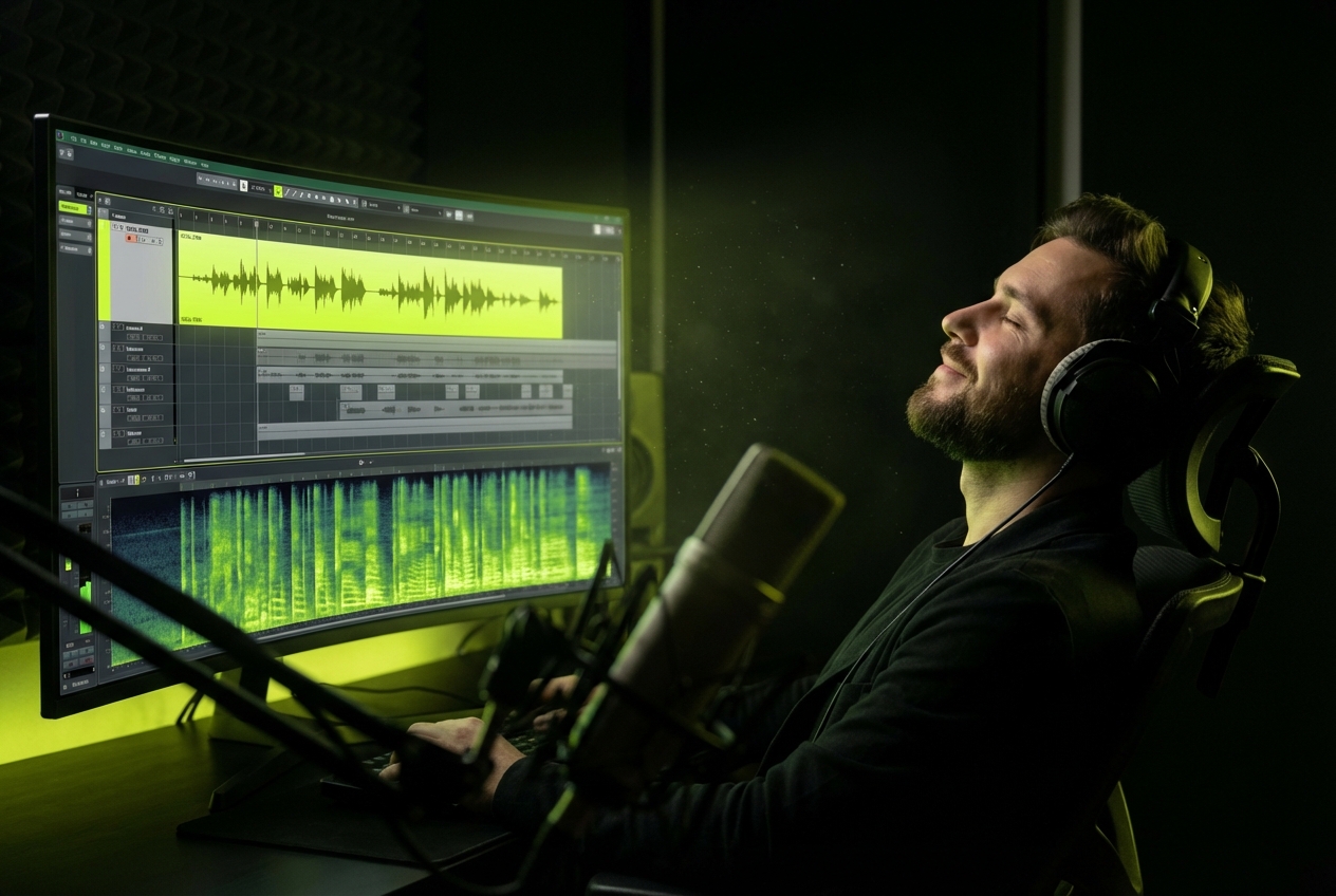 Producer using vocal extractor software