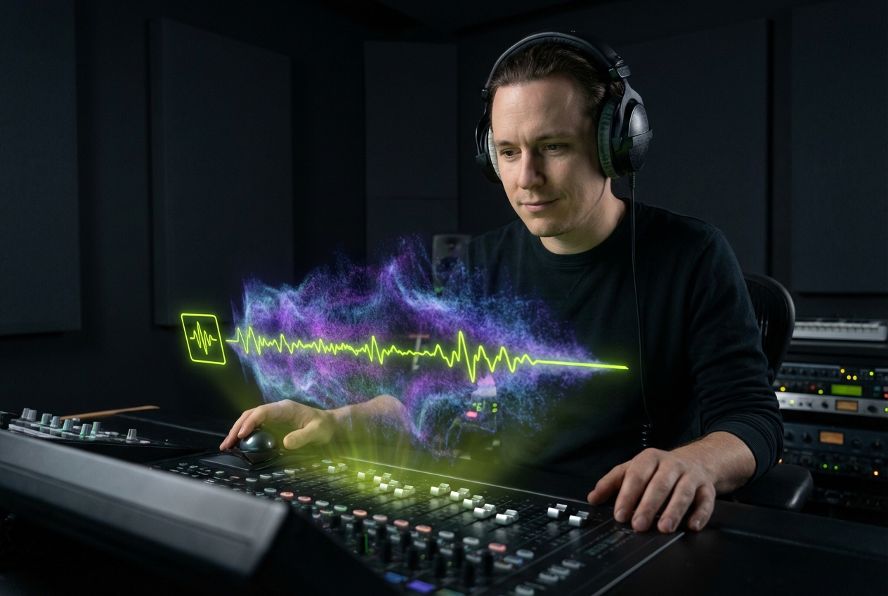 Creator using tool to remove background music