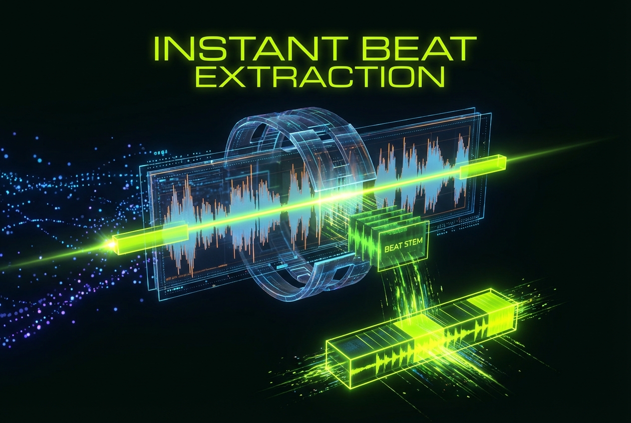 Fast processing bar for audio separation
