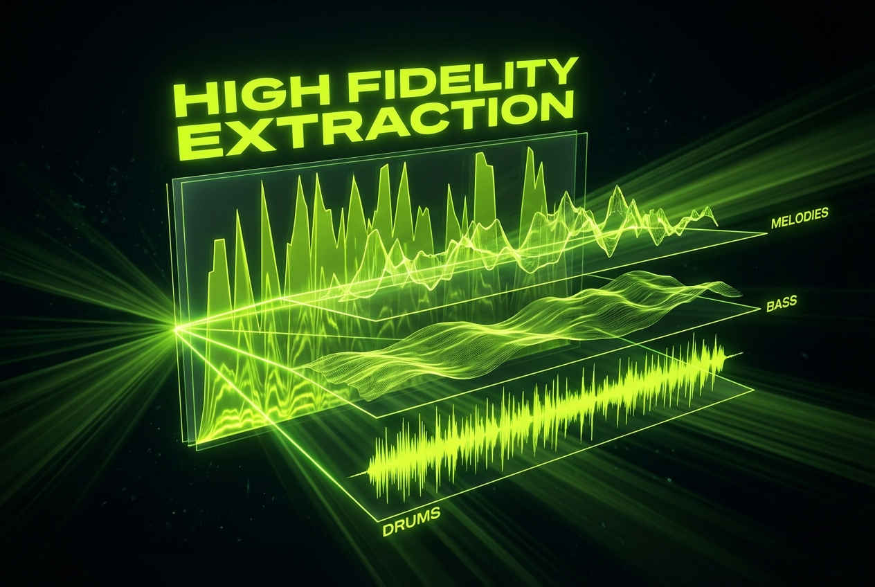 High quality song to instrumental converter results