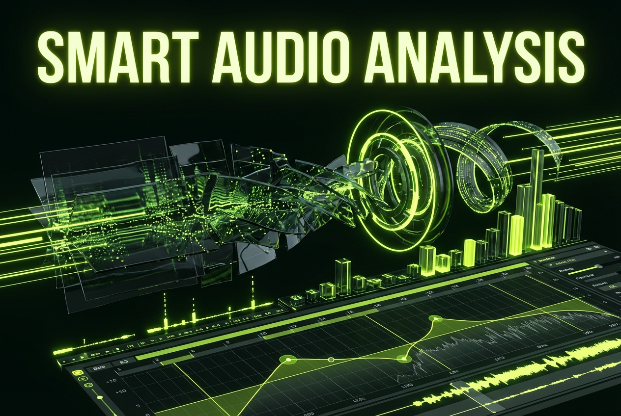 Apple Music Visualizer smart audio analysis interface