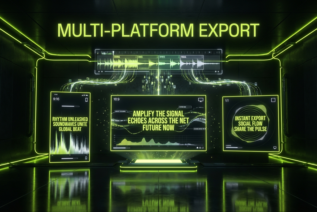 Multi-Platform Export Options
