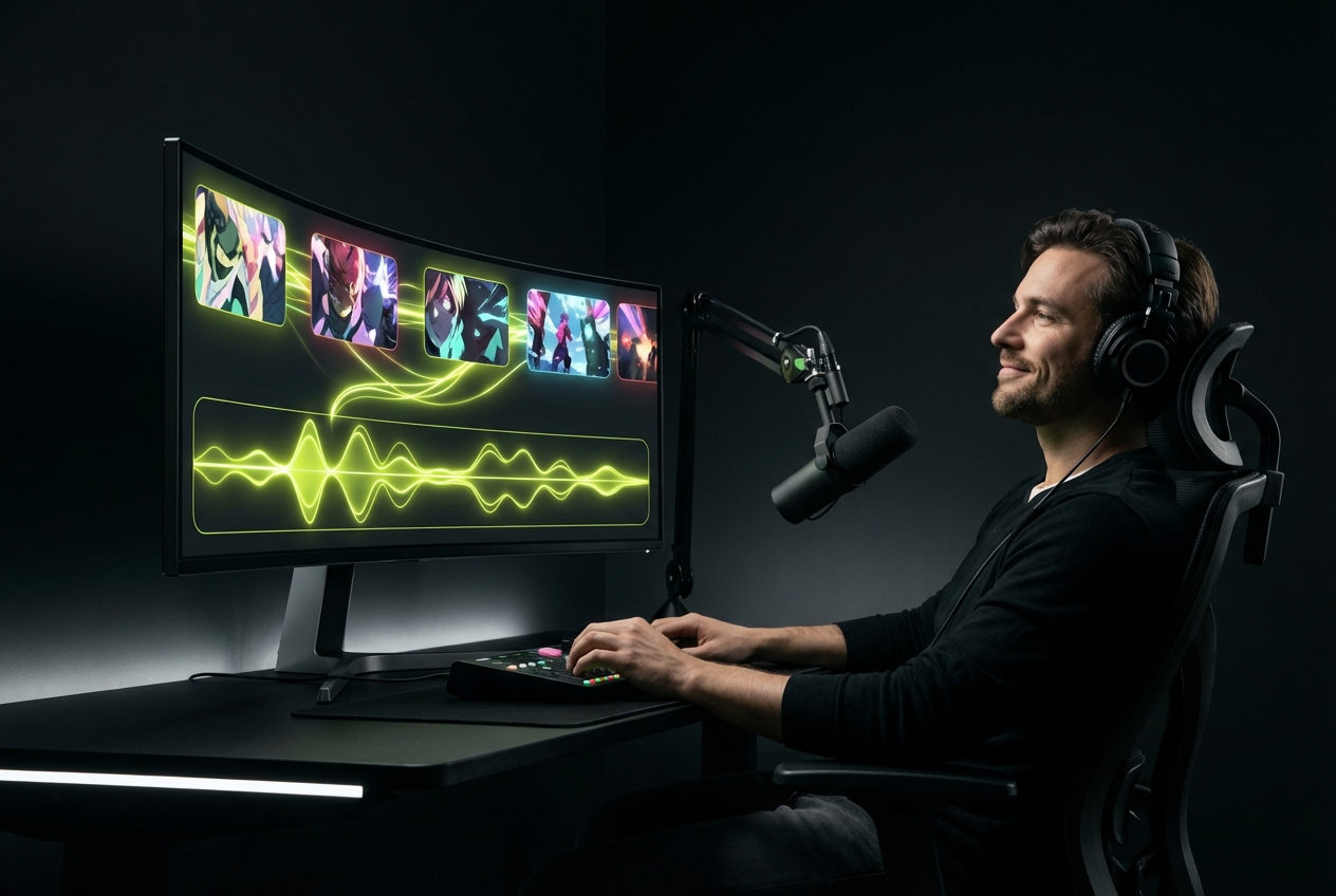 Anime Music Video Maker for Podcasts