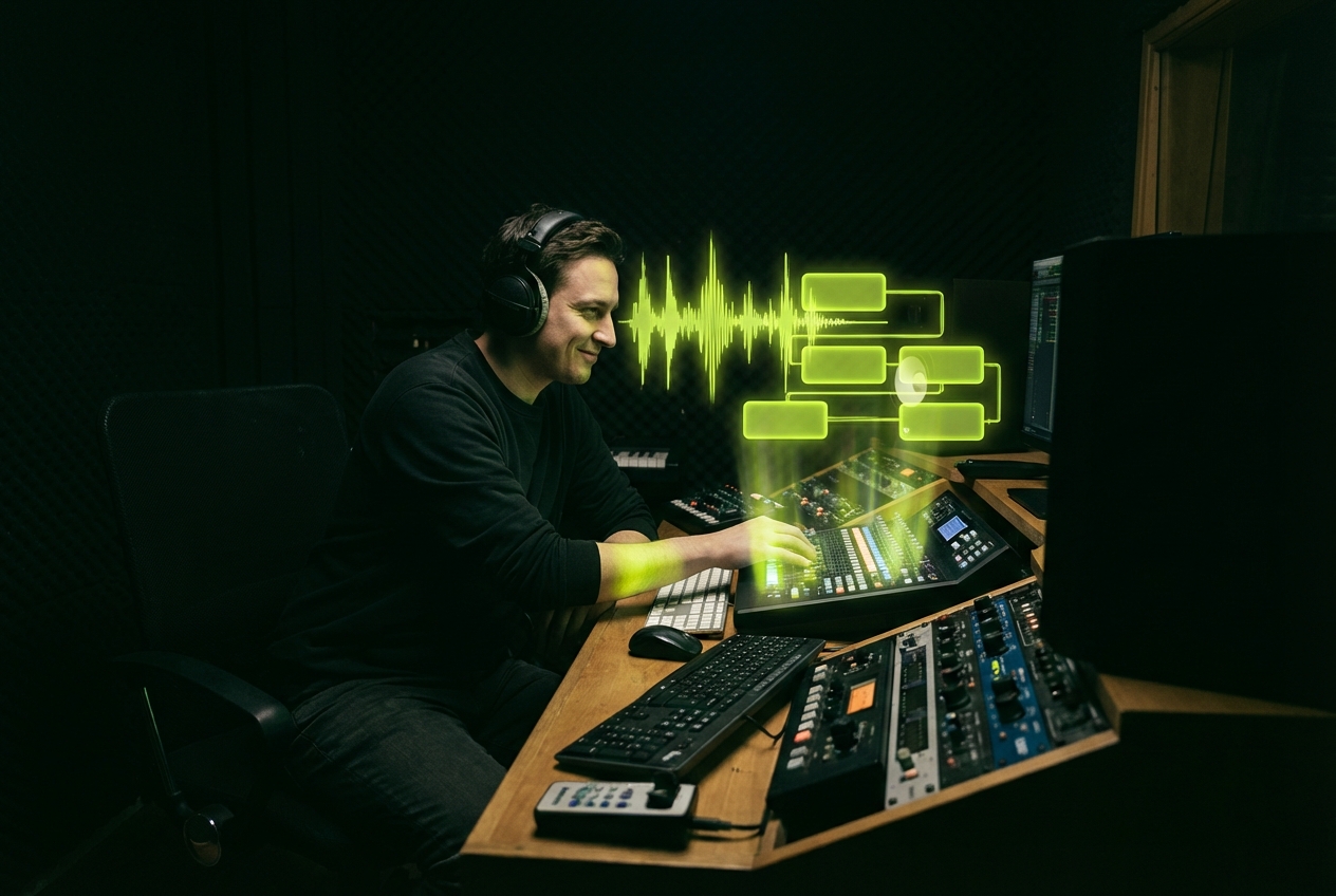 Professional birthday video maker interface for events