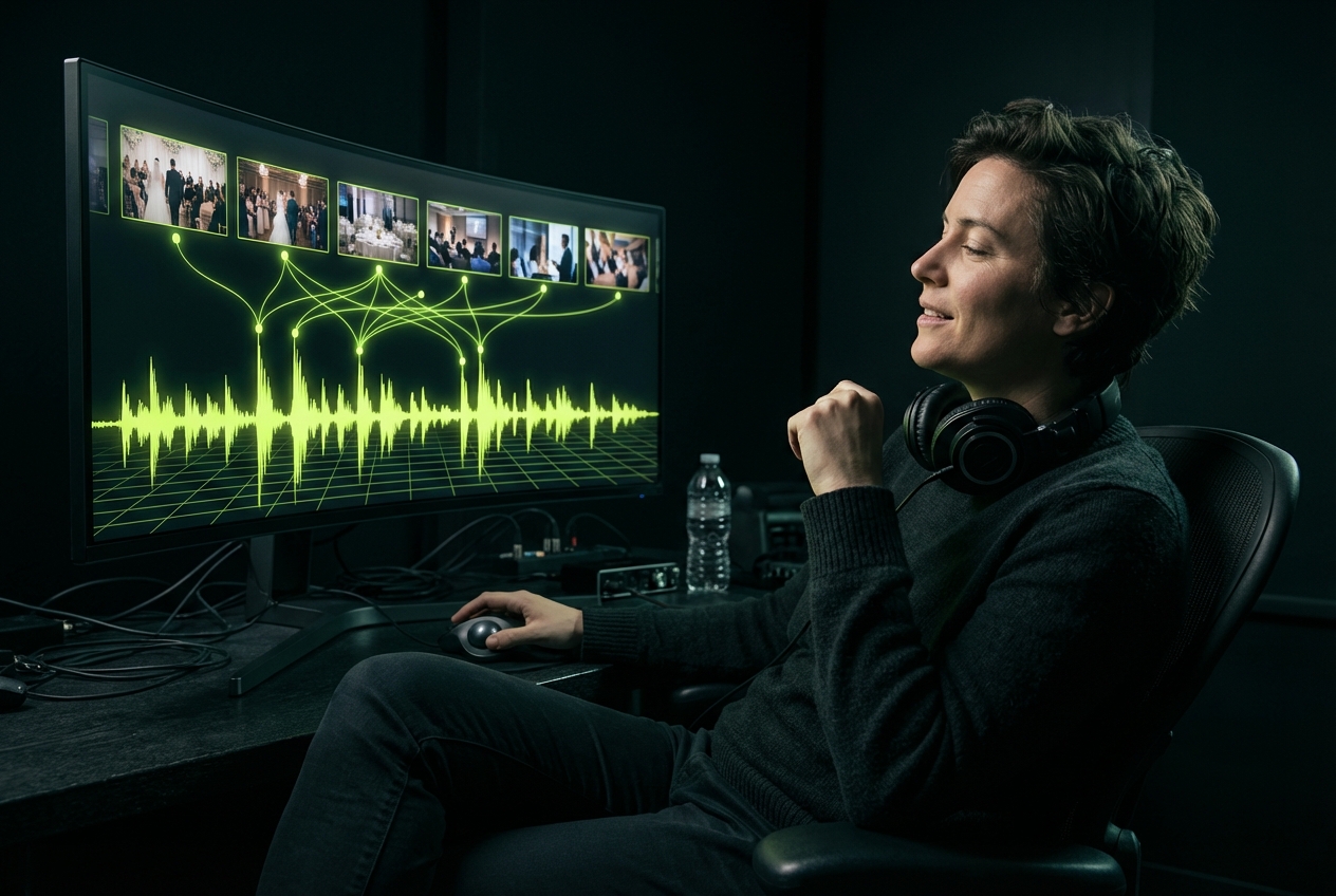 Event video slideshow maker with music app