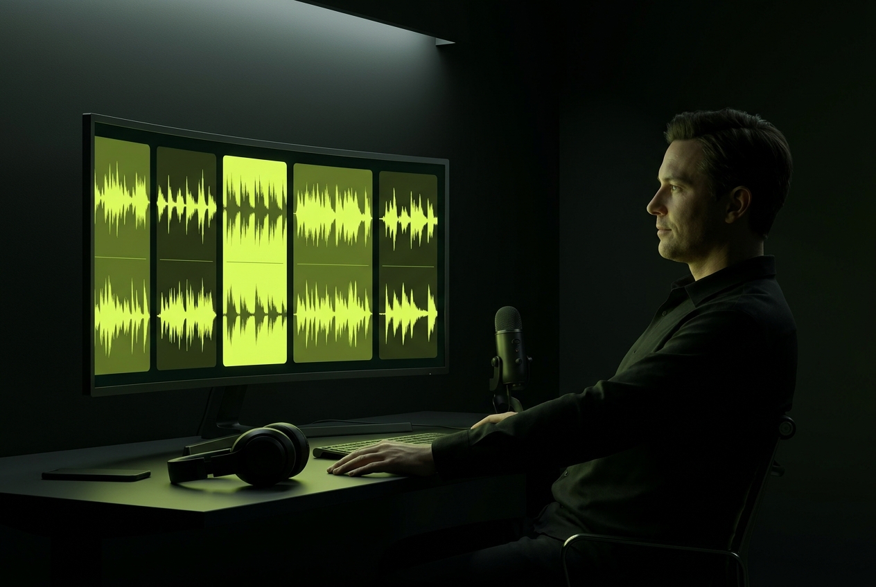 Marketing team using Text To Song Generator for commercial jingles