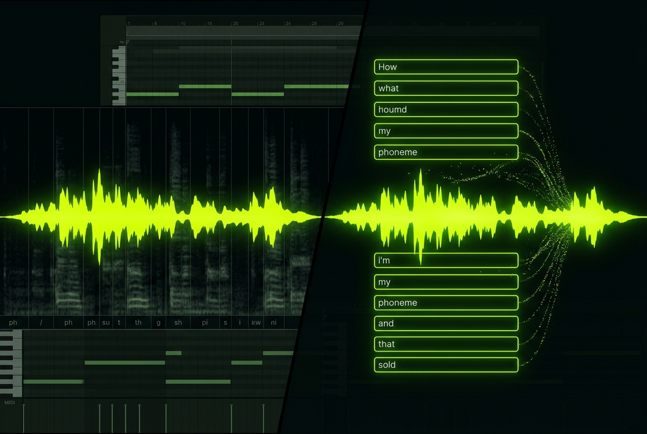 AI Song Remixer lyrics editor with melody preservation