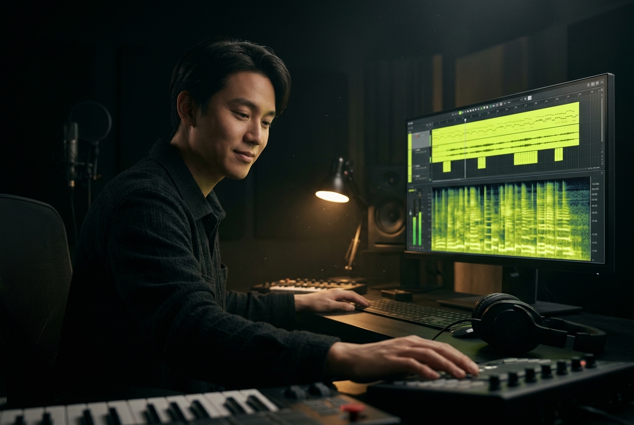 Fast instrumental maker generating tracks instantly