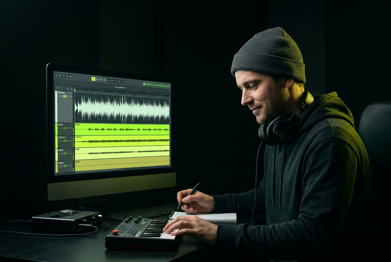 Instrumental maker interface with customization controls