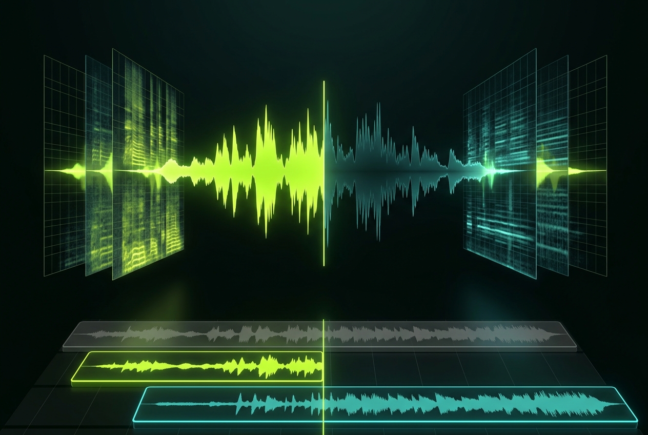 Vocal separation feature in AI instrumental maker