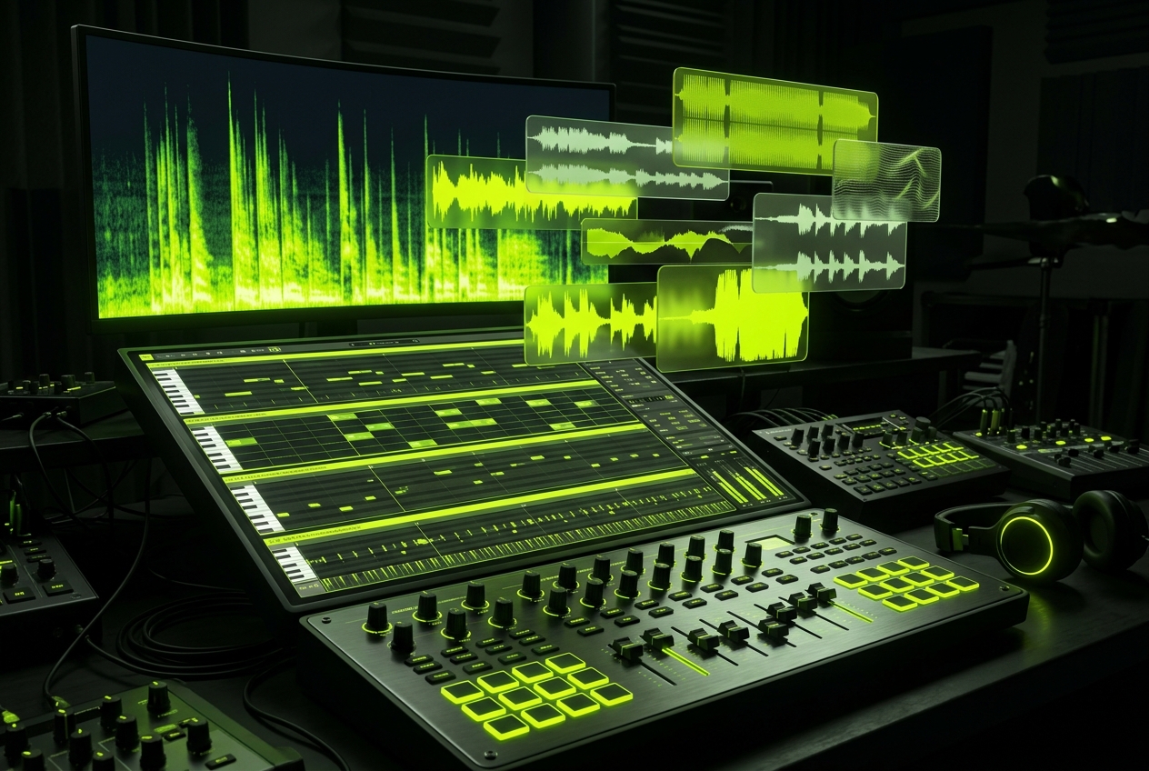 Genre selection menu showing beat maker music style options