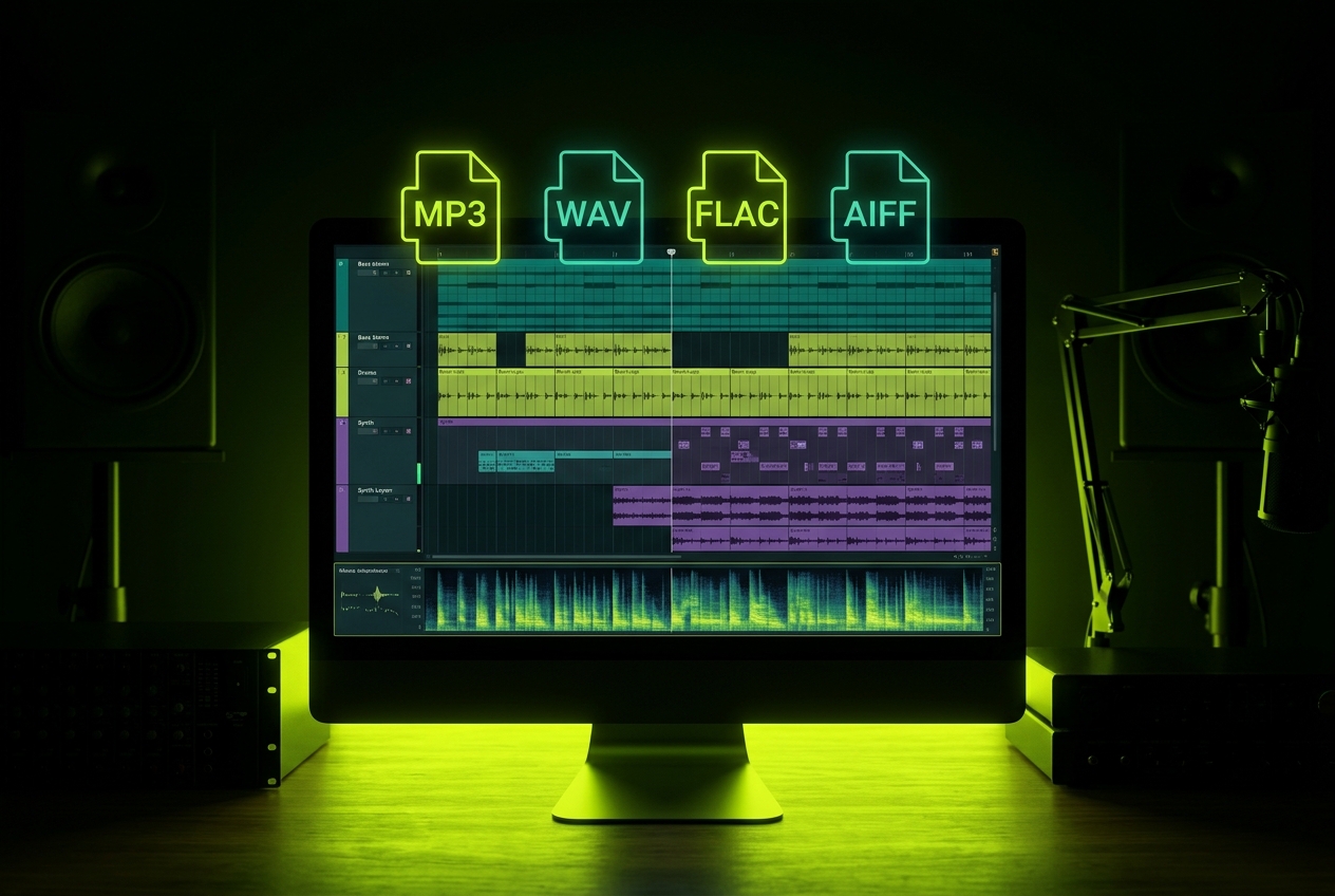 Download options for royalty-free music beats from maker