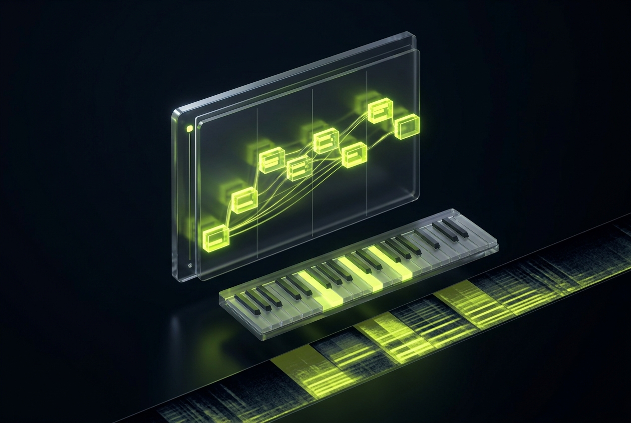 Chord maker instant generation feature with multiple progression options