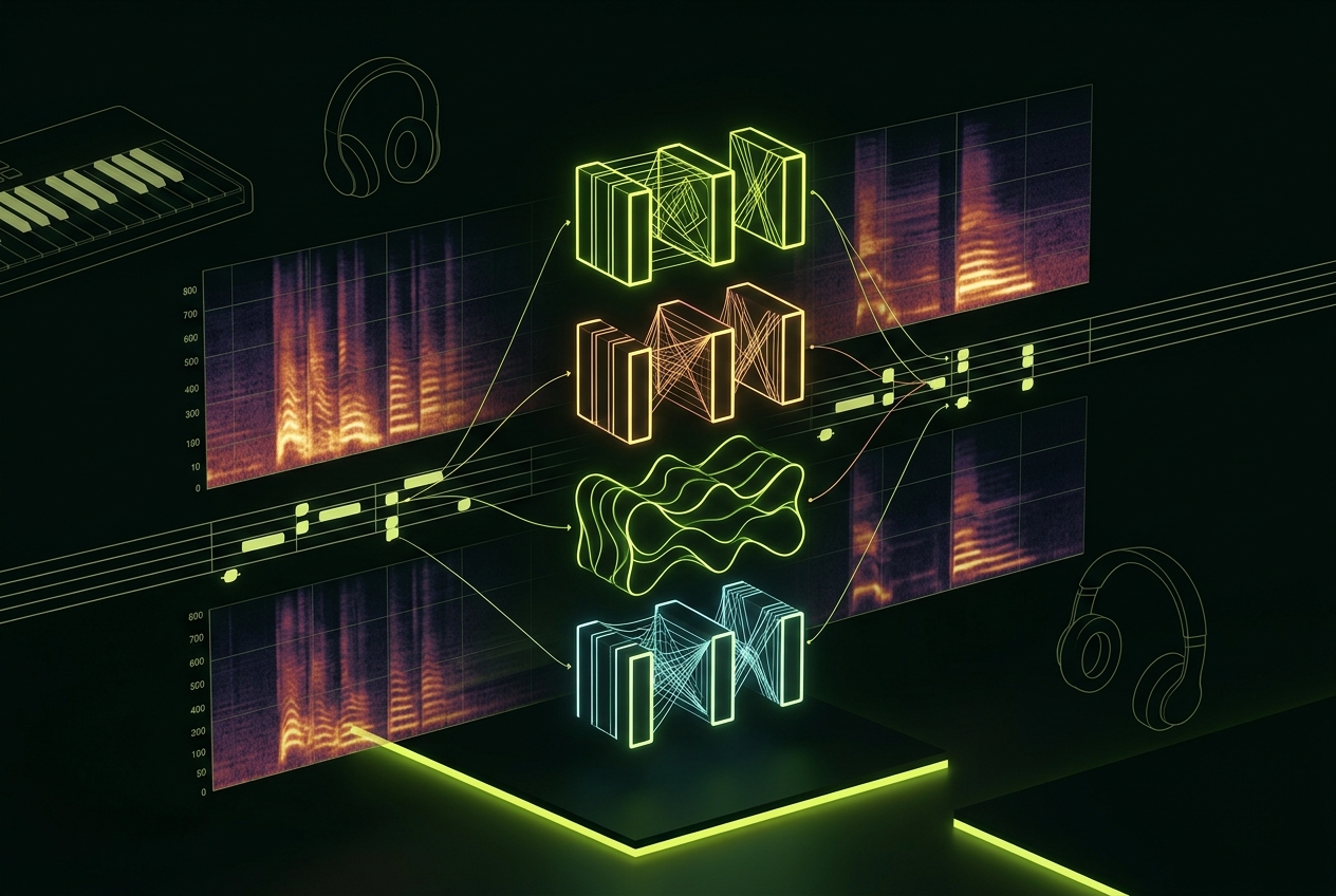 Chord maker displaying genre-specific chord progression examples