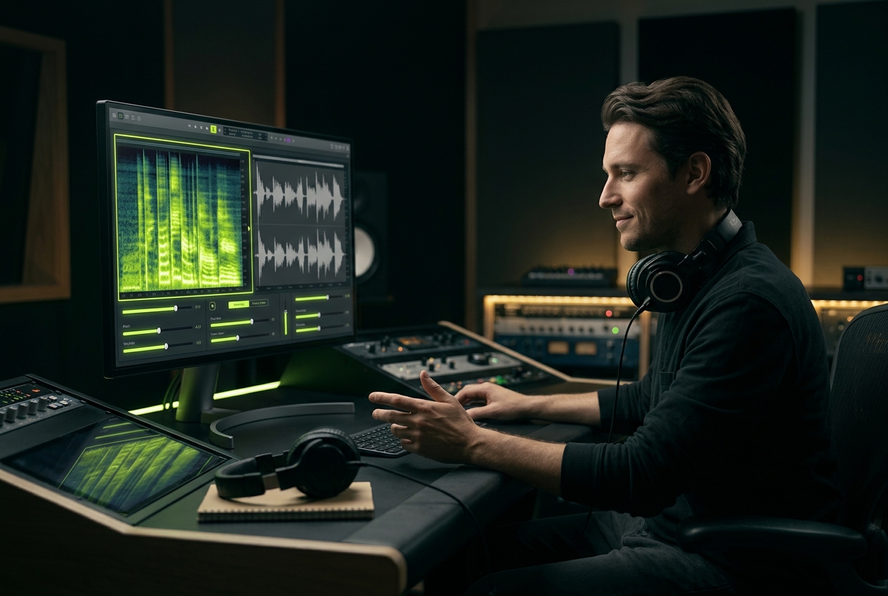 Fast processing controls in AI song voice changer