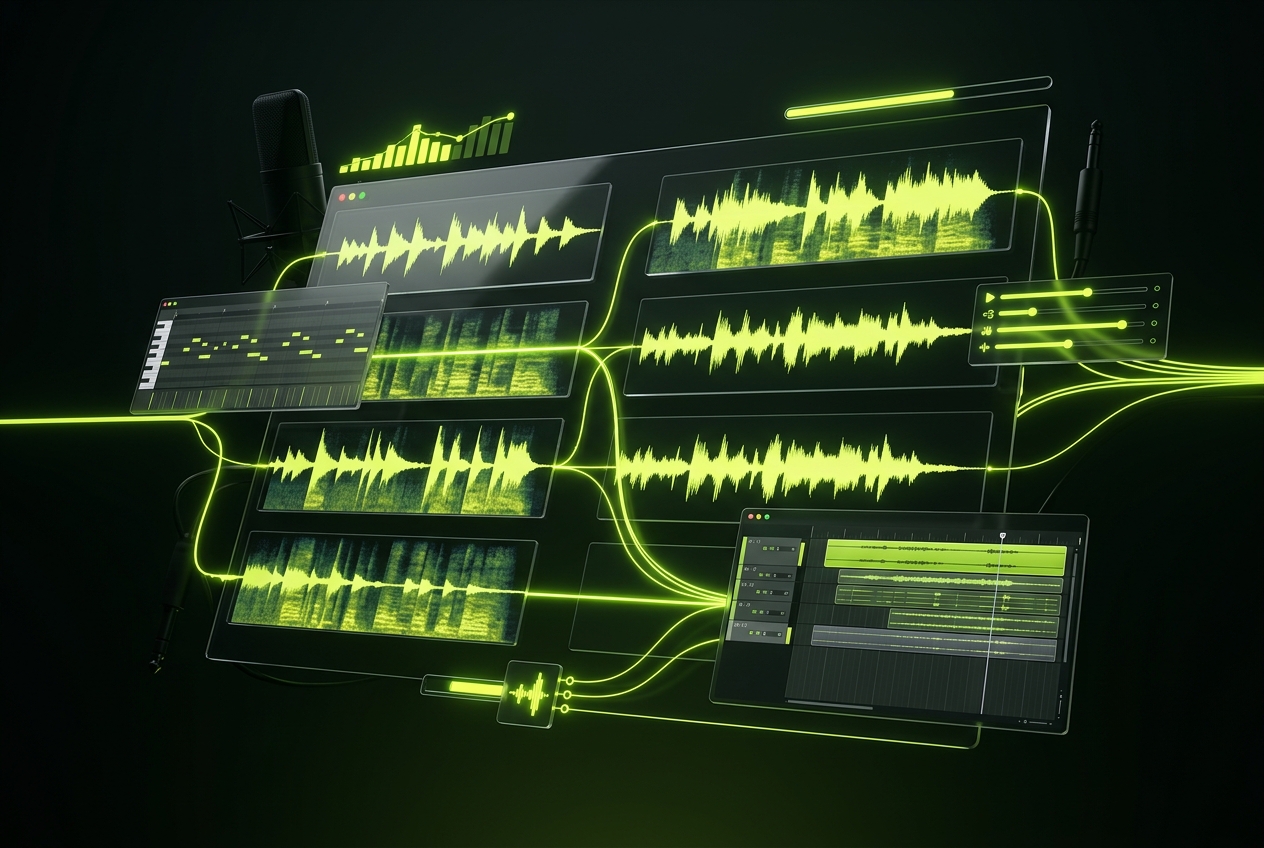 Batch processing queue in AI voice changer song application