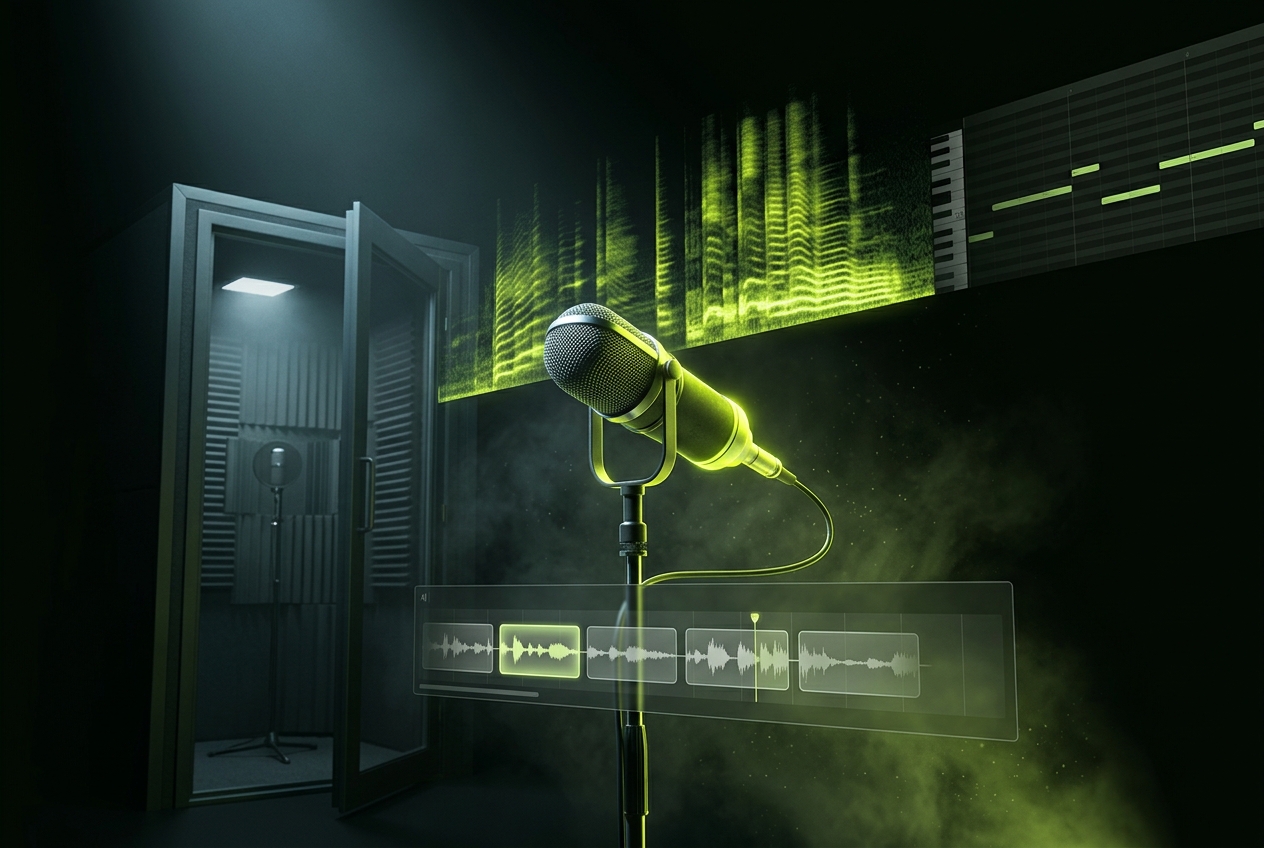 Custom voice model creation interface for AI Song Singer platform