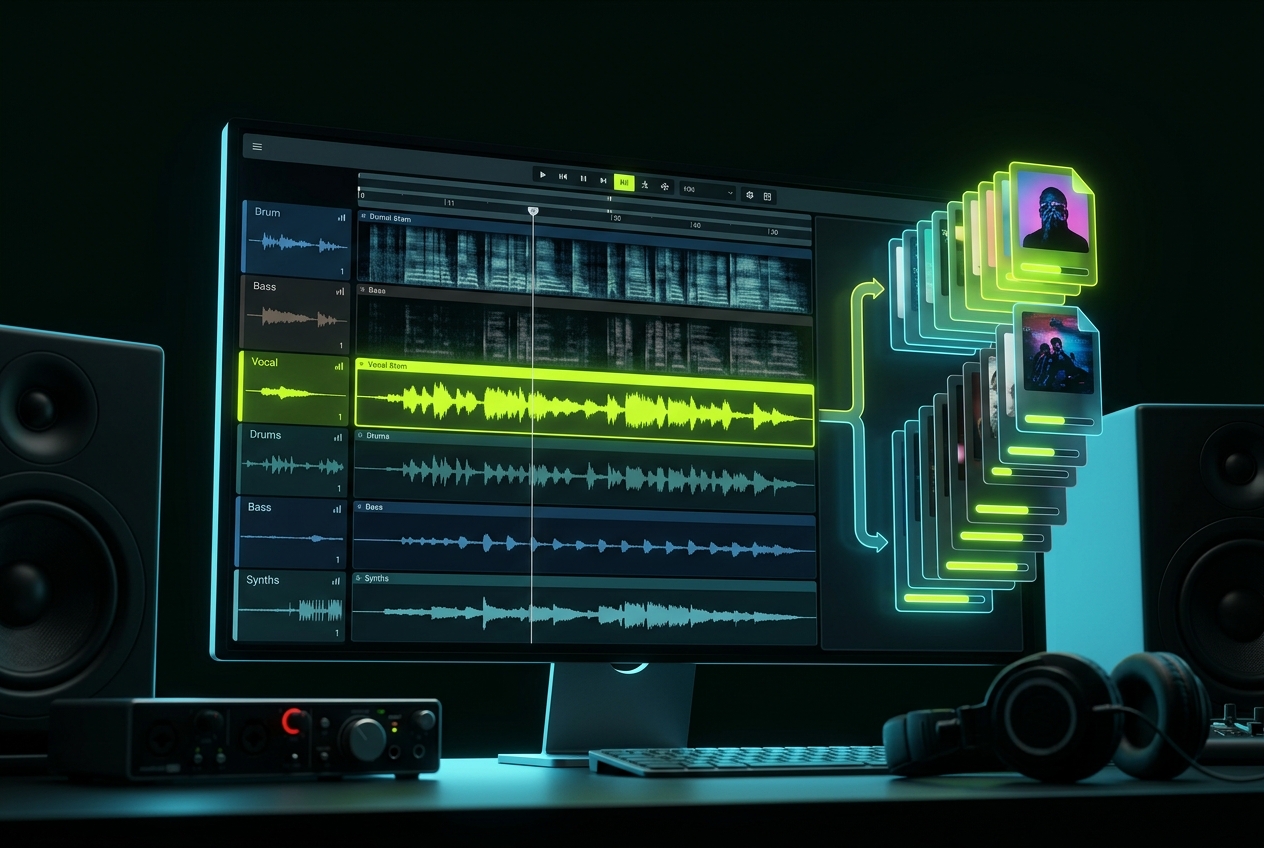 Batch processing multiple tracks with vocal remover