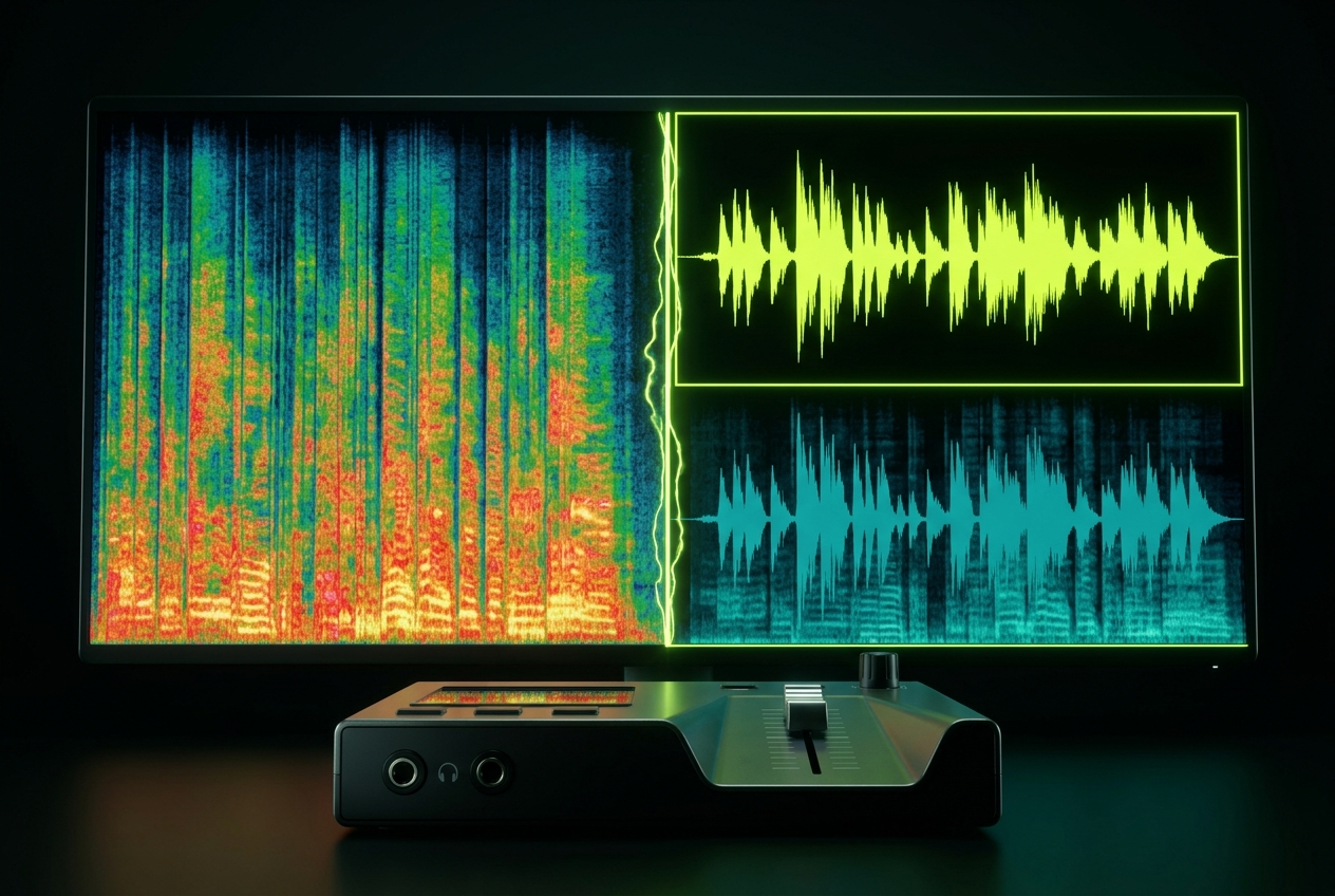 Real time preview of acapella remover separation