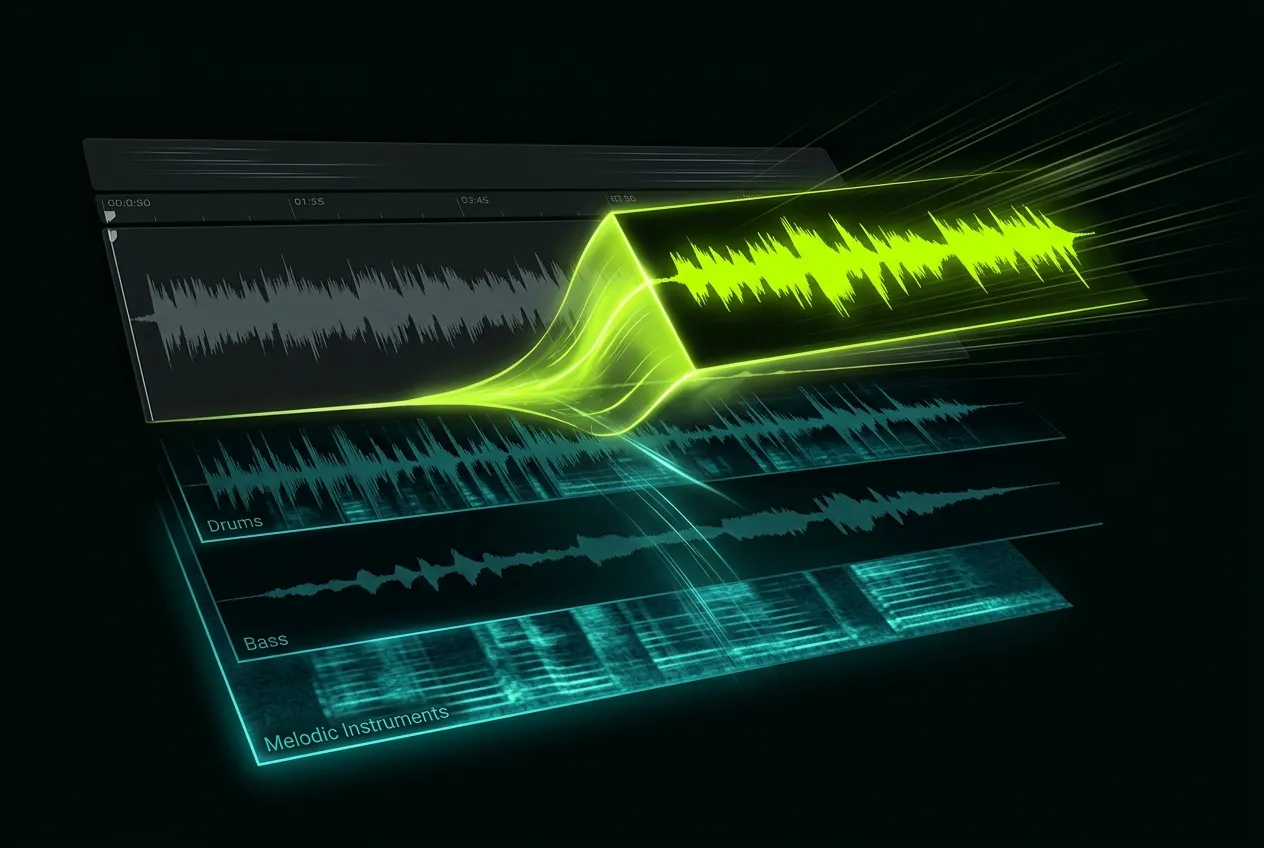 Fast Youtube Vocal Remover processing audio separation in real-time