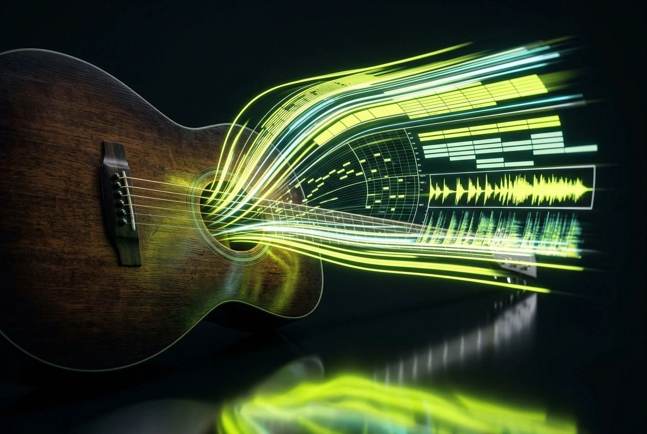Fast AI Folk Pop Music Generator processing tool