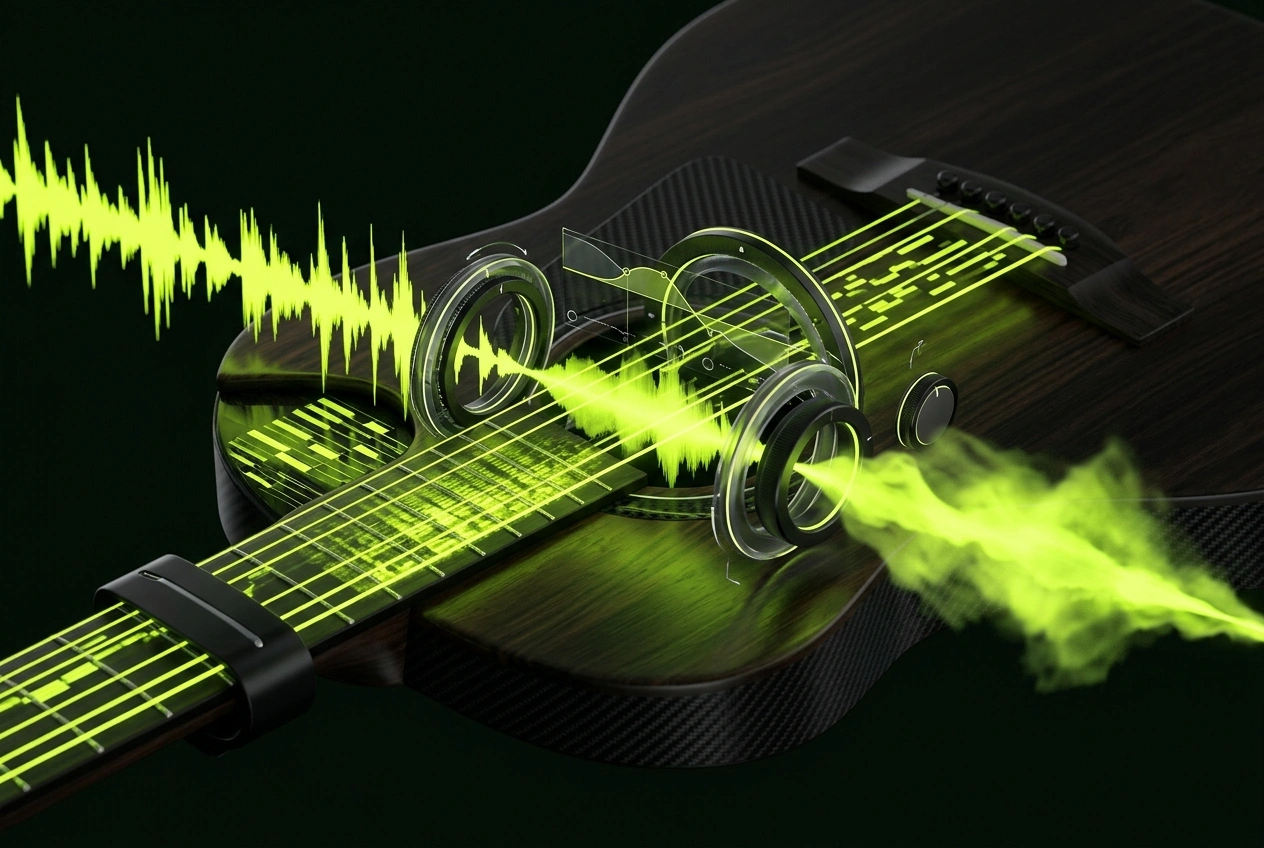 Controllable AI Folk Pop Music Generator interface screen
